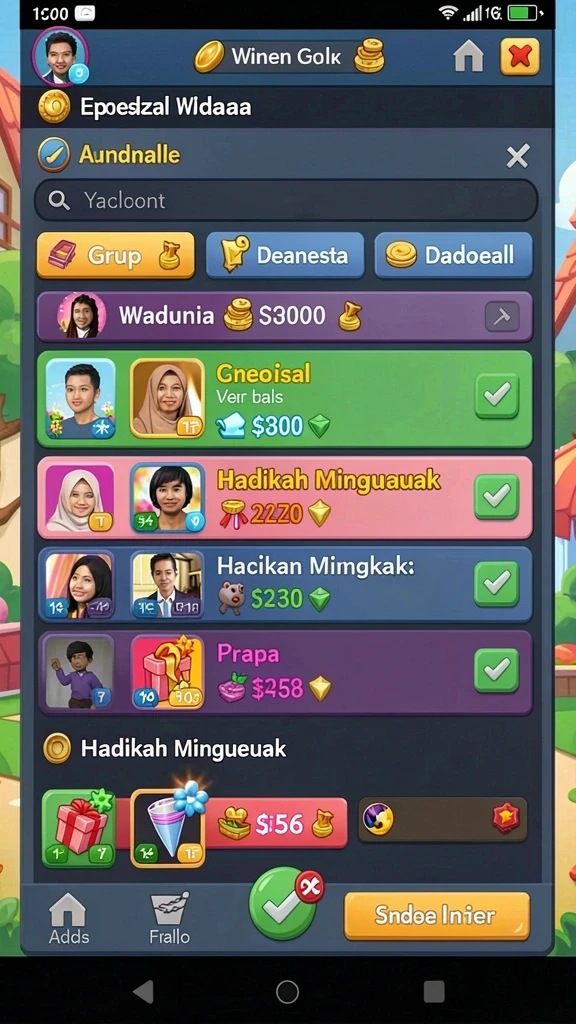 Fitur bonus yang membuat permainan semakin menarik.