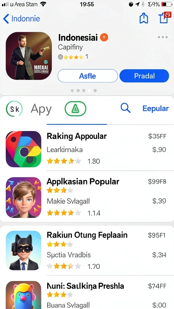 Tampilan menarik dari permainan slot pertama.