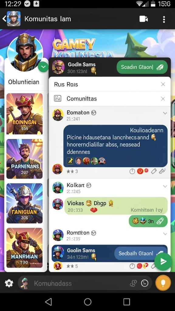 Tampilan antarmuka aplikasi 789BNI yang menarik.
