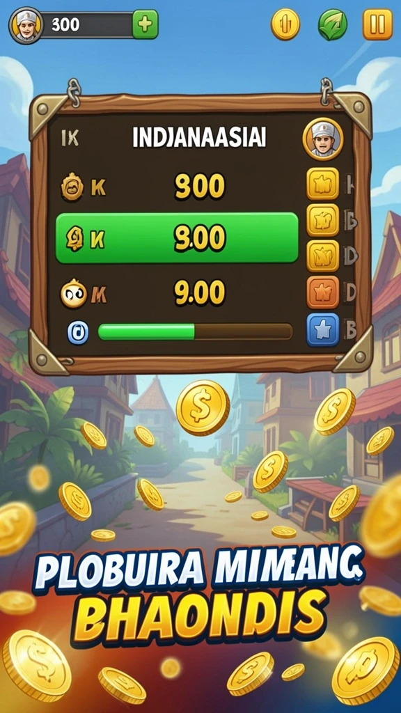 Screenshot menunjukkan salah satu tema slot yang menarik.