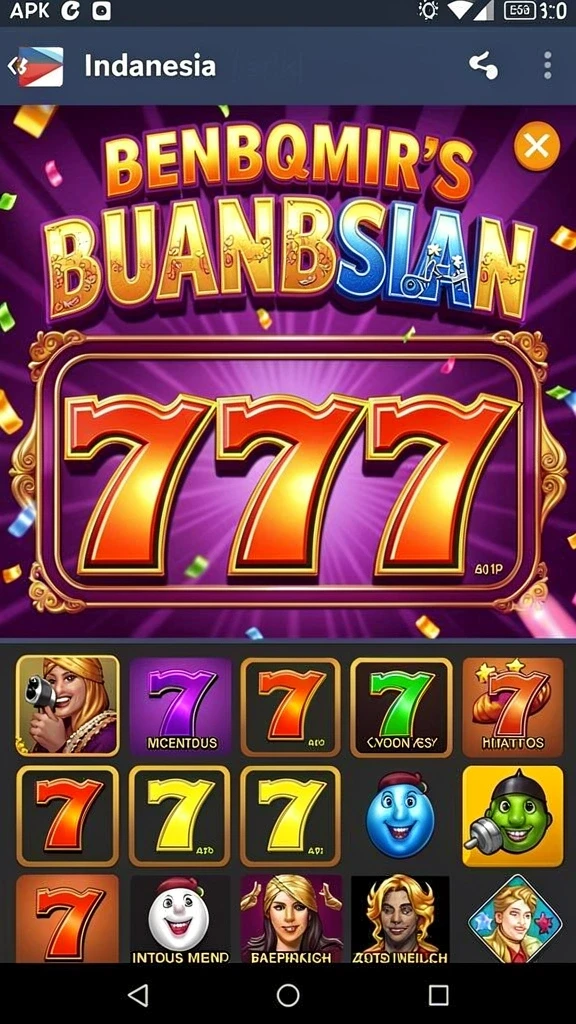 Antarmuka menarik dengan tema slot yang beragam.
