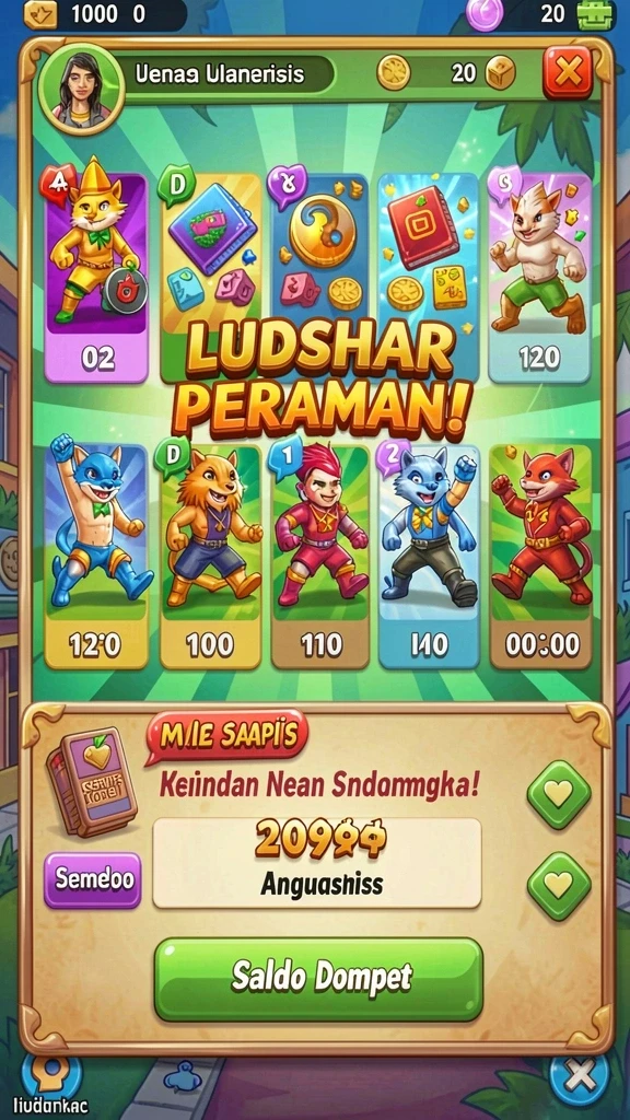 Beragam pilihan permainan yang tersedia untuk dinikmati.