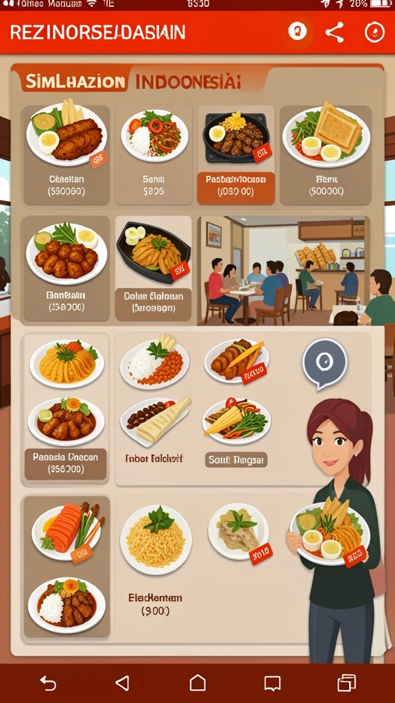 Pilih tema permainan sesuai selera Anda.