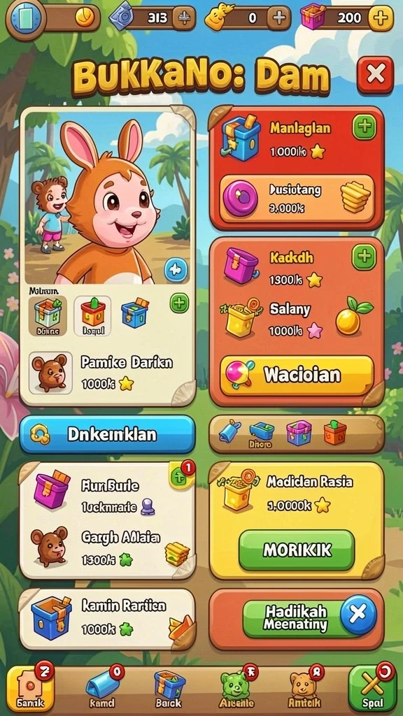 Fitur bonus yang membuat permainan lebih menarik.