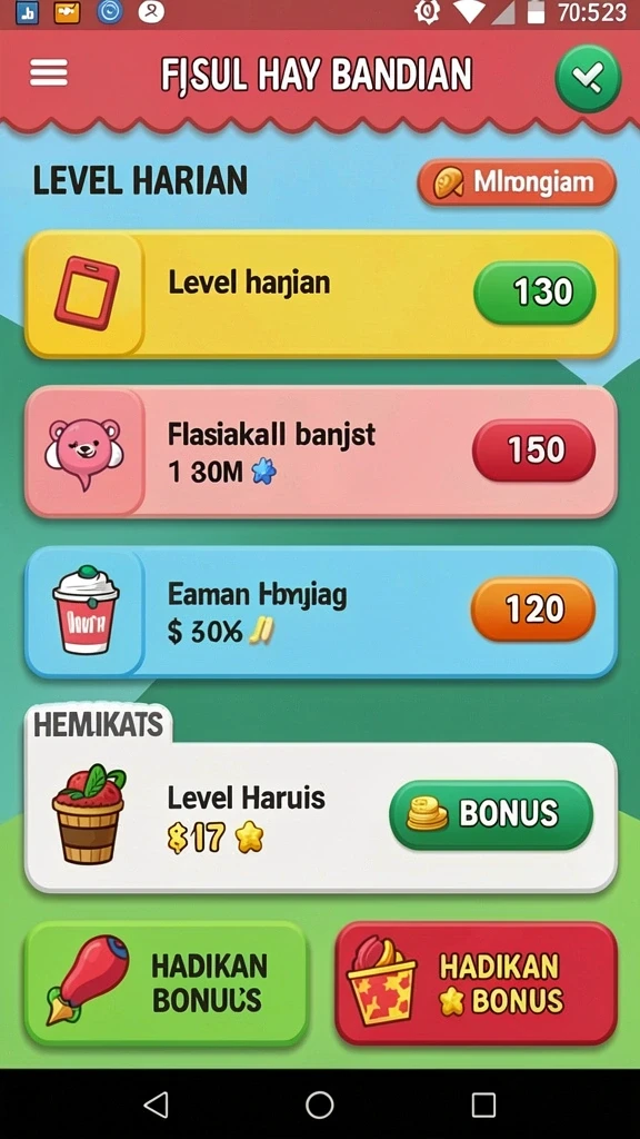 Tampilan antarmuka CALO288 yang menarik dan intuitif.