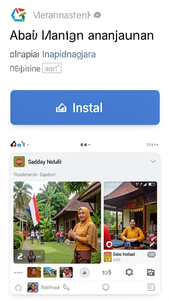 Screenshot menunjukkan antarmuka permainan yang menarik.