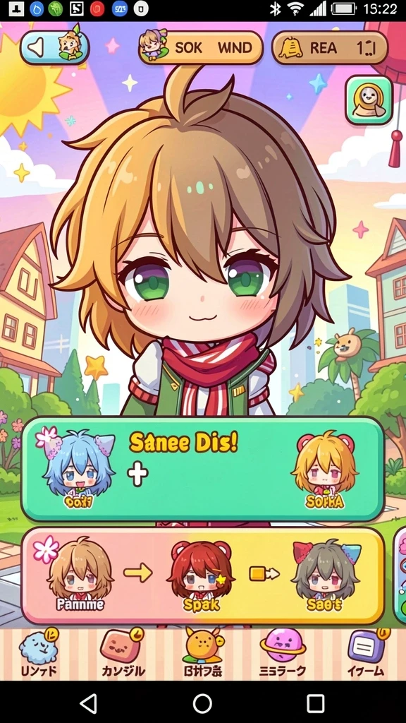 Tampilan awal game yang menarik dan user-friendly.