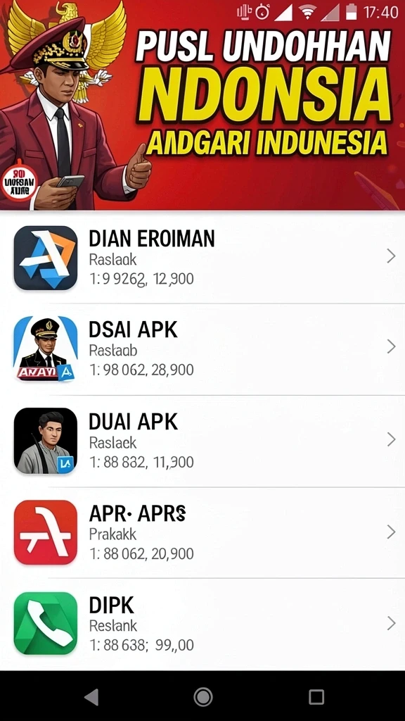 Tampilan antarmuka yang sederhana dan menarik.