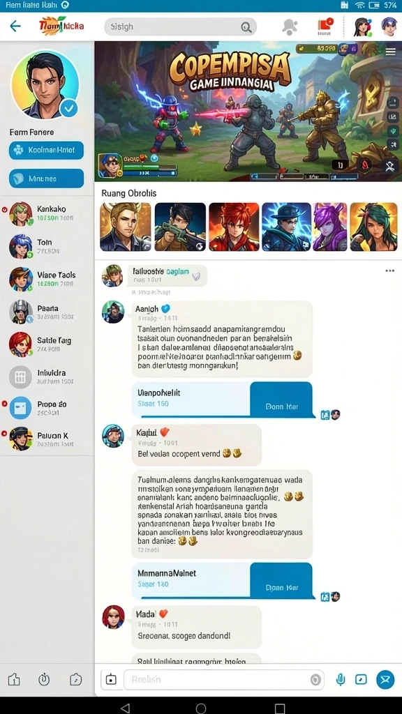 Animasi kemenangan yang menyenangkan saat bermain.