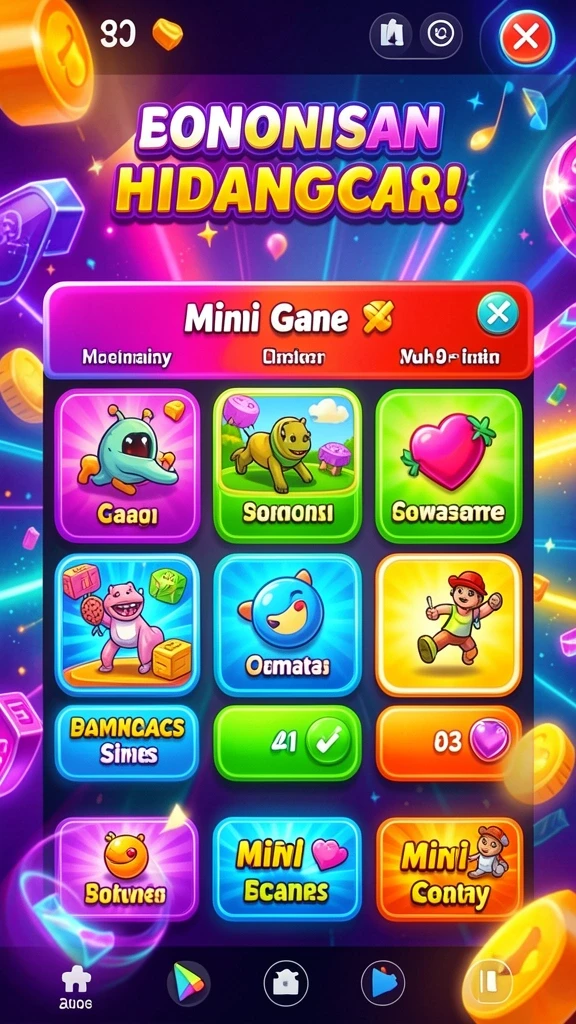 Berbagai pilihan mesin slot dengan tema yang beragam.