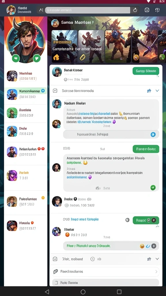 Tampilan antarmuka yang user-friendly dan nyaman.