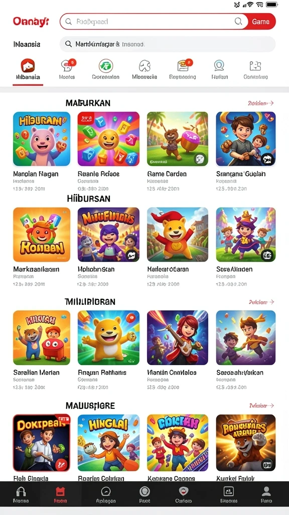 Tampilan grafis yang menawan dan penuh warna.