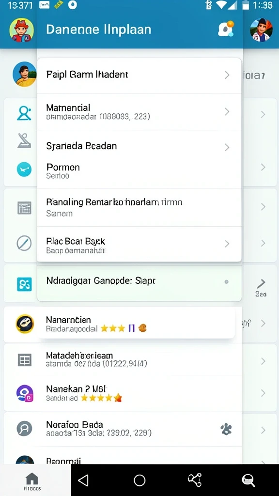 Tampilan antarmuka yang ramah pengguna.
