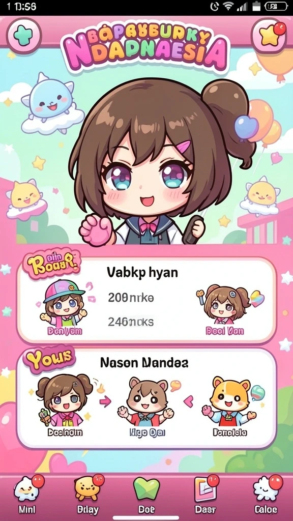 Grafis menarik dan penuh warna.