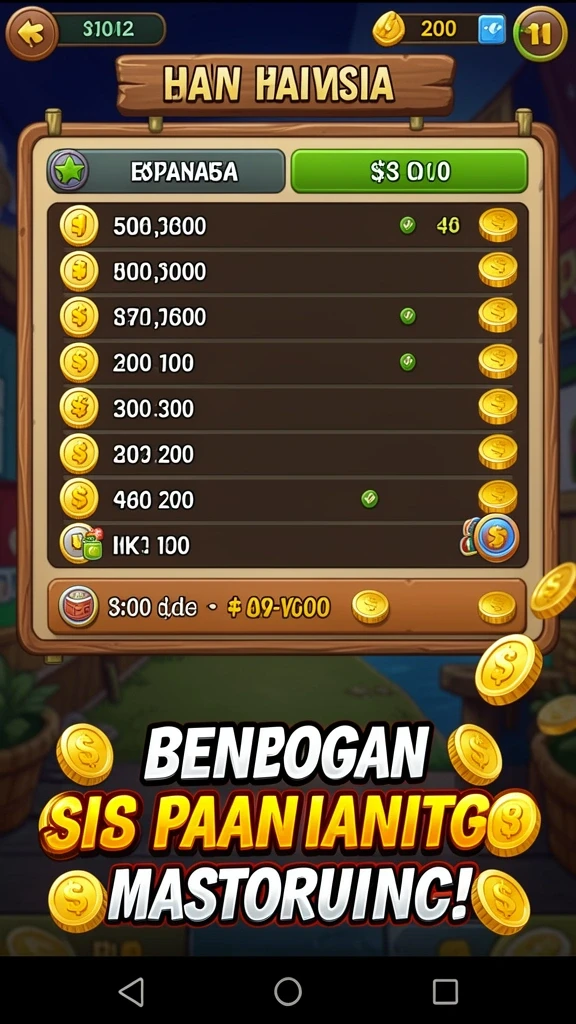 Beragam permainan slot yang tersedia untuk dimainkan.