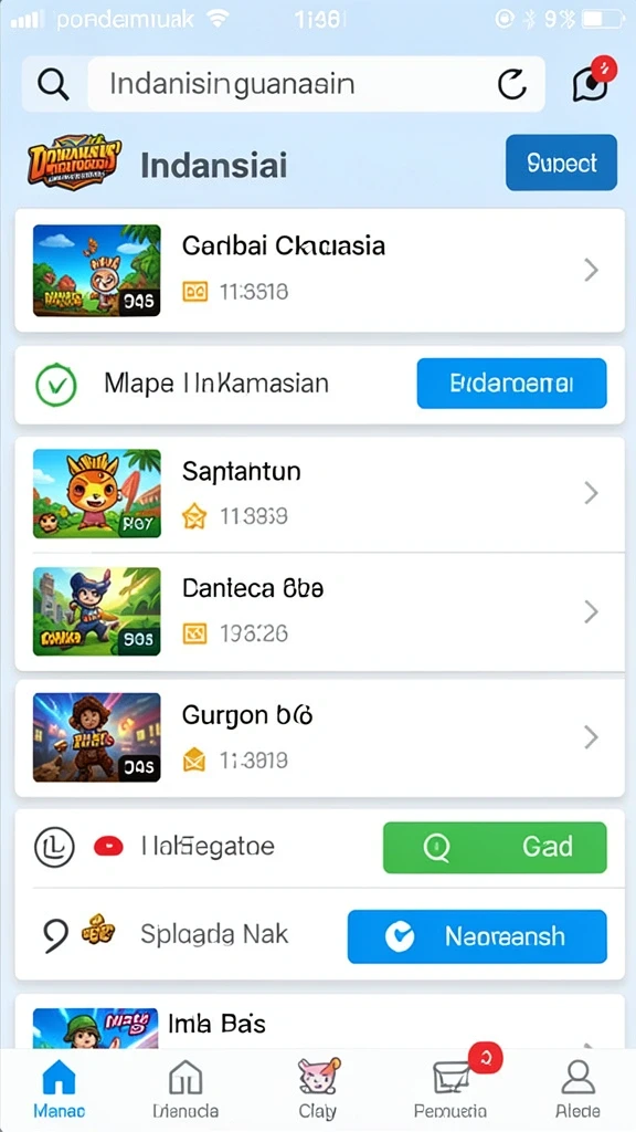 Screenshot saat mendapatkan jackpot besar.