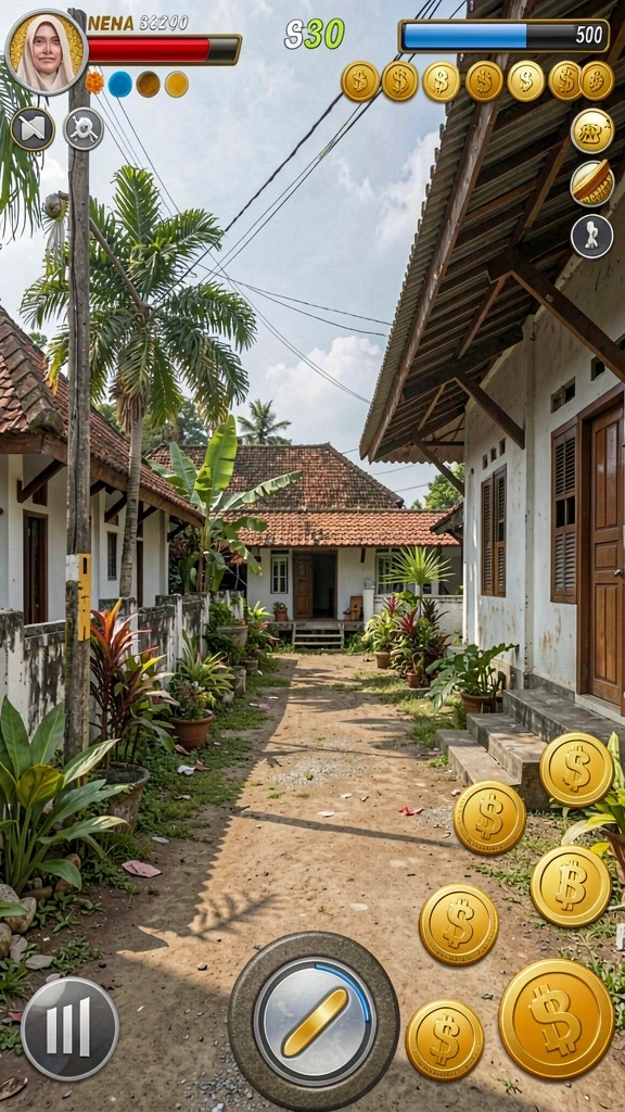 Tampilan slot yang menarik dan berwarna-warni.