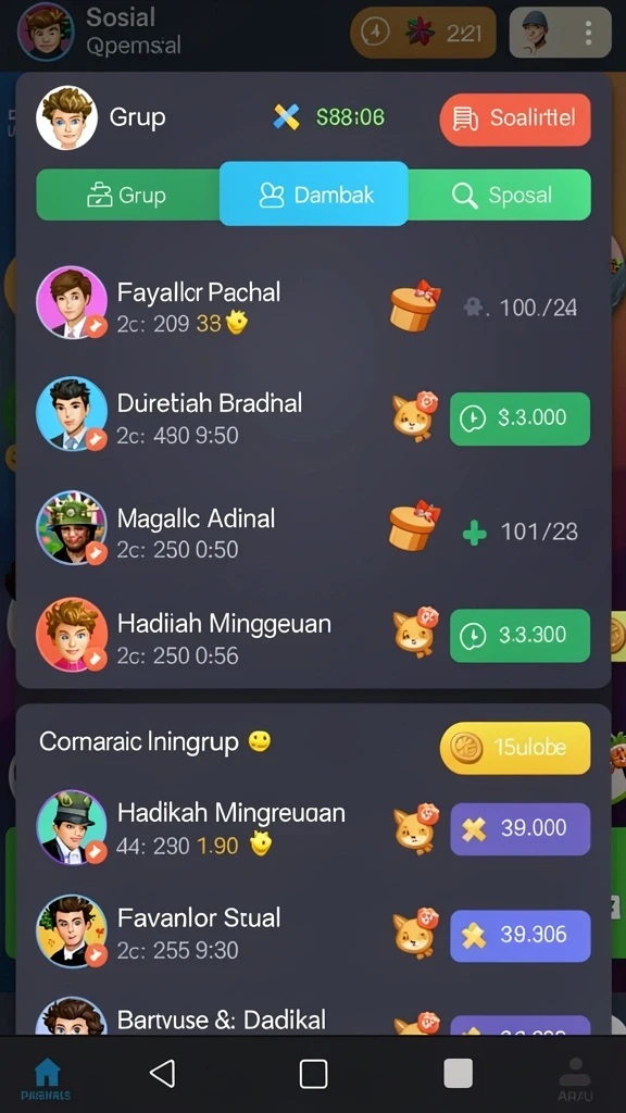 Tampilan antarmuka pengguna yang menarik dari MAINDUIT.