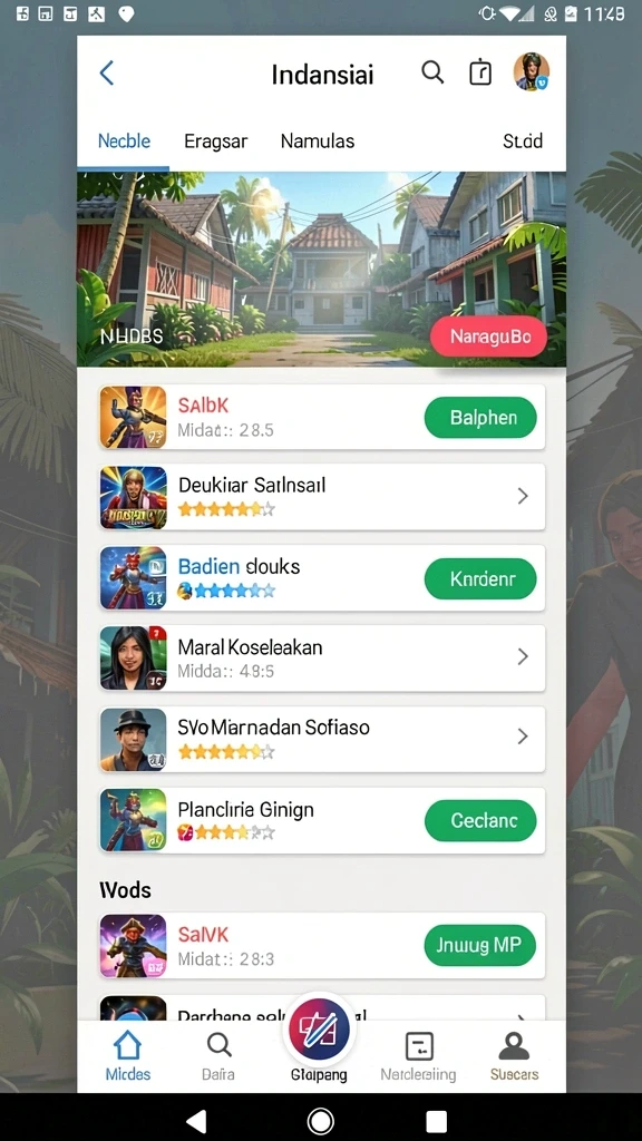 Screenshot memperlihatkan fitur bonus yang menggiurkan.