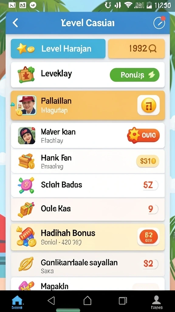 Beragam pilihan permainan slot yang tersedia.