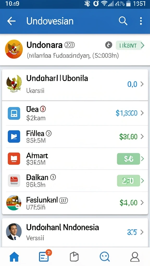 Tampilan antarmuka yang user-friendly dan menarik.