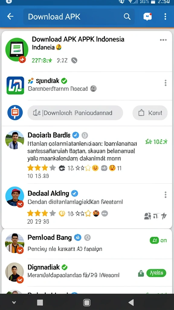 Grafis berwarna cerah dengan tema yang bervariasi.