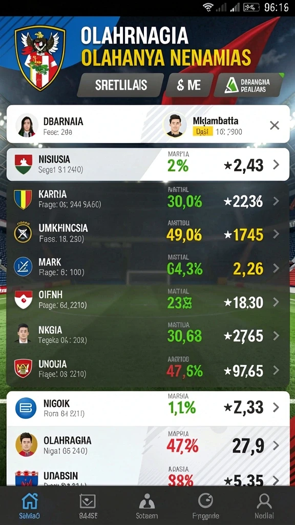 Tampilan awal aplikasi RAFFI777 yang menarik dan ramah pengguna.