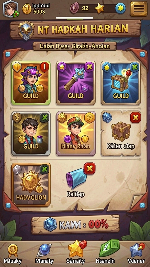Hadiah eksklusif dan menarik di setiap level.