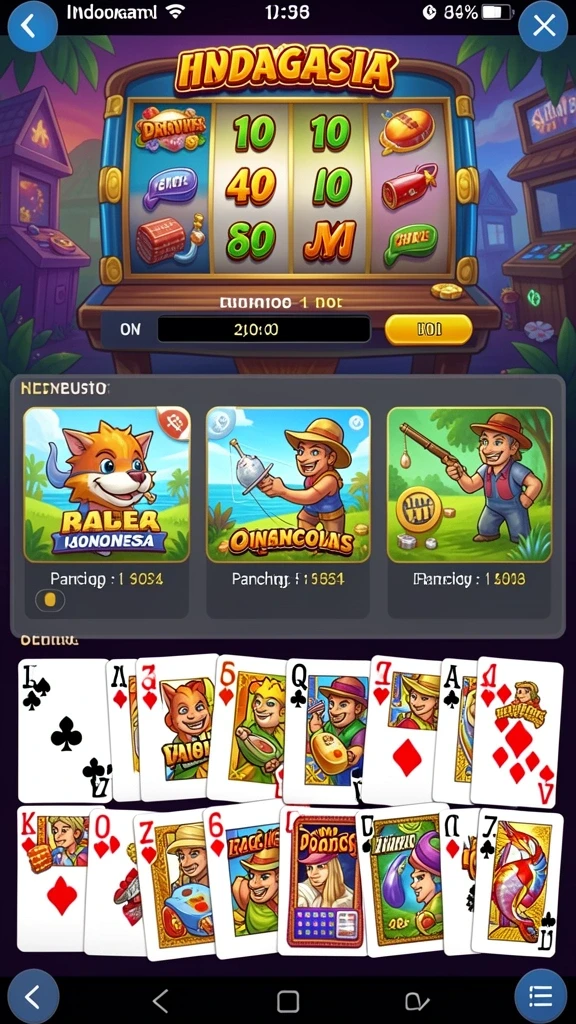Screenshot saat bermain slot dengan tema petualangan.