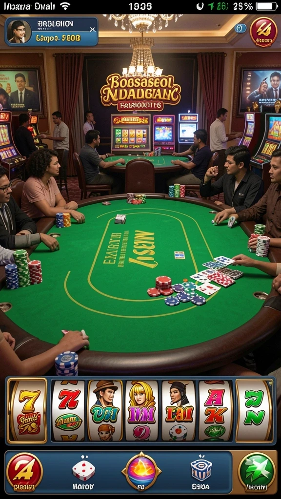 Berbagai pilihan permainan slot yang menghibur.