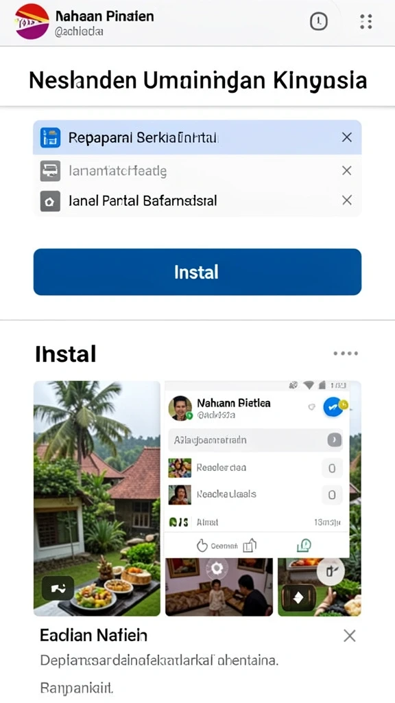 Tampilan antarmuka yang menarik dan mudah dinavigasi.