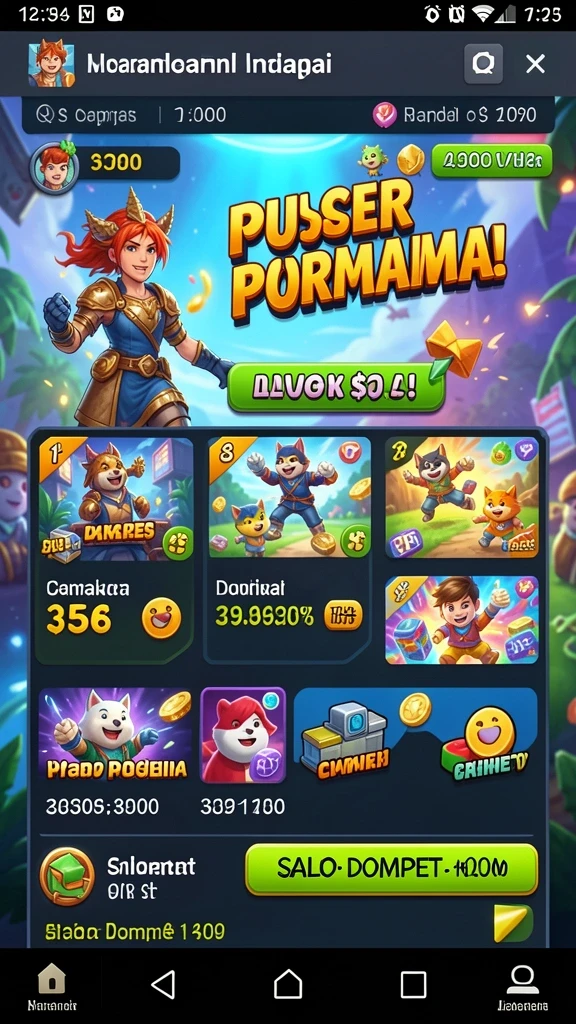 Berbagai pilihan permainan slot yang seru.